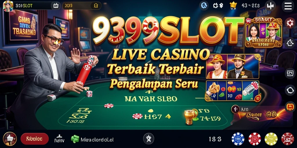 Tampilan gameplay Live Casino yang menarik di 9399SLOT.