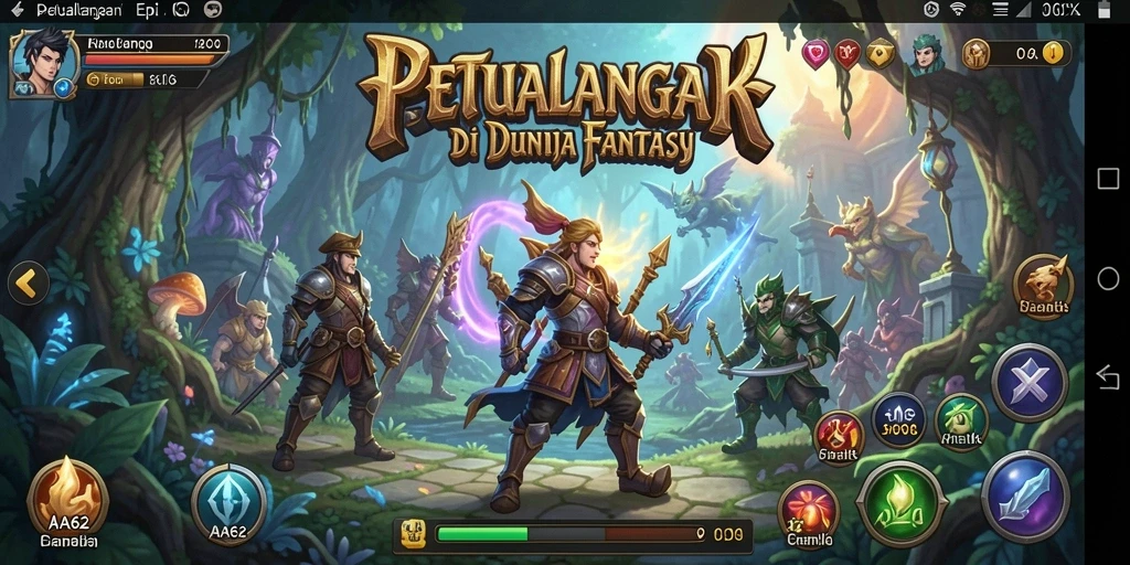Gameplay menarik dalam dunia petualangan yang luas.