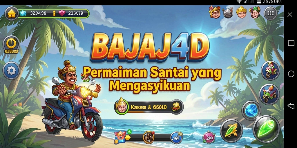 Tampilan menarik dari gameplay BAJAJ4D yang penuh warna.