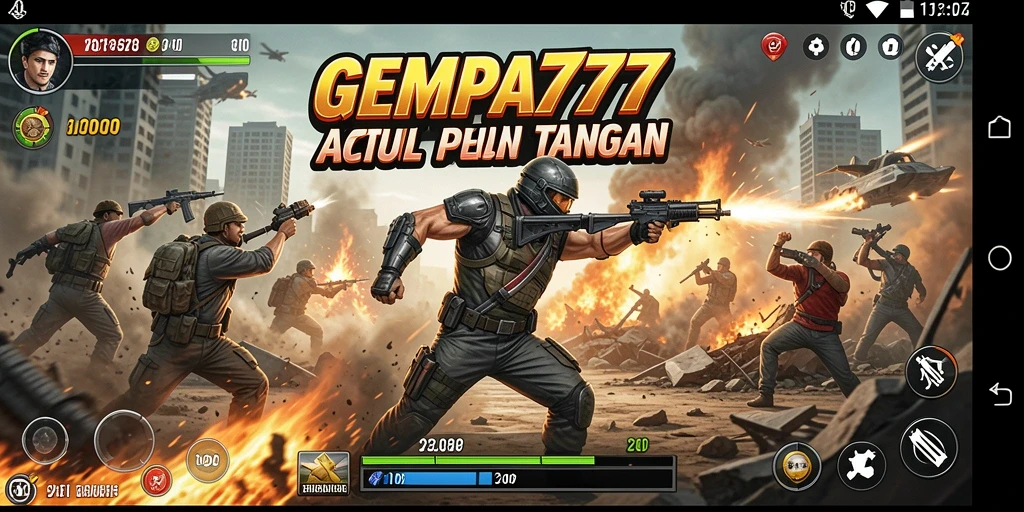 Tampilan gameplay seru di GEMPA777 dengan aksi mendebarkan.