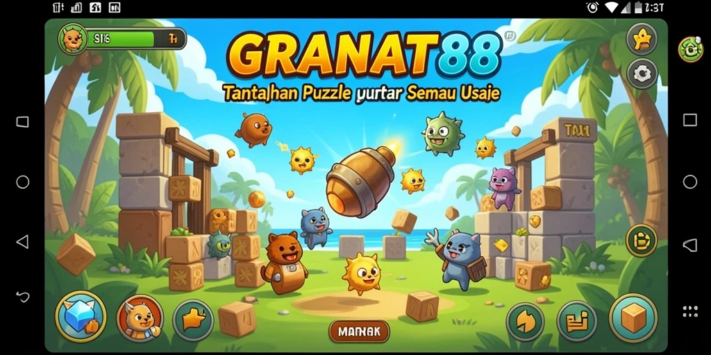 Tampilan gameplay GRANAT88 yang menantang dan menarik.