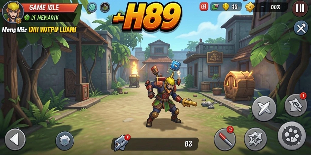 Tampilan gameplay H89 yang menarik dan interaktif dalam genre Idle.