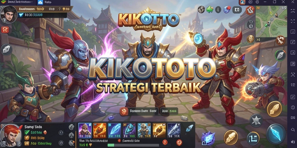 Tampilan gameplay KIKOTOTO yang menarik dan menegangkan.