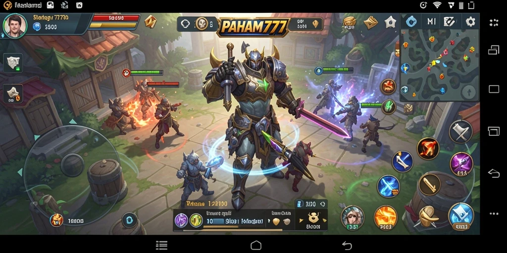 Tampilan menarik dari gameplay STRATEGI SLG PAHAM777.