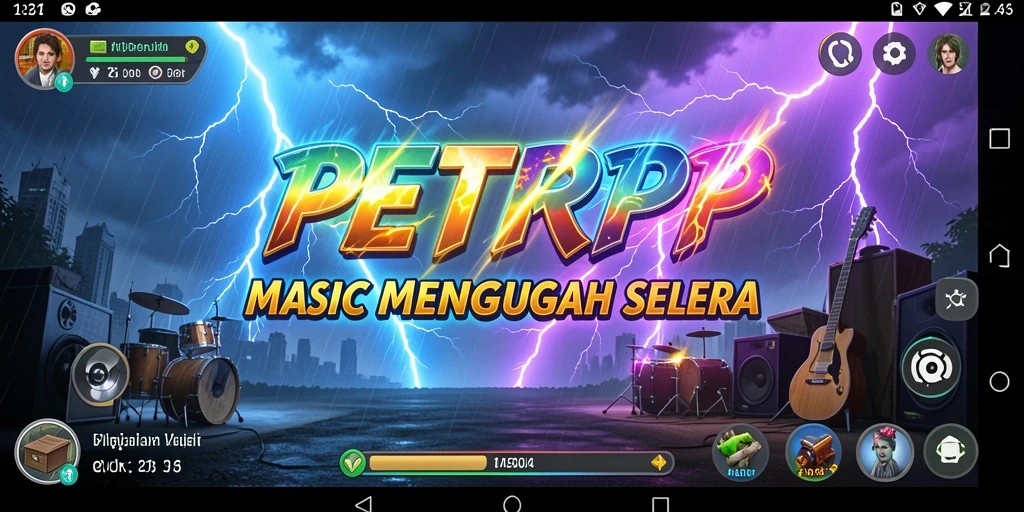 Tampilan gameplay PETIRRP yang menarik dan penuh warna.