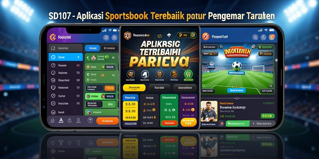 Tampilan screenshot utama SD107 dengan gameplay Sportsbook yang menarik.