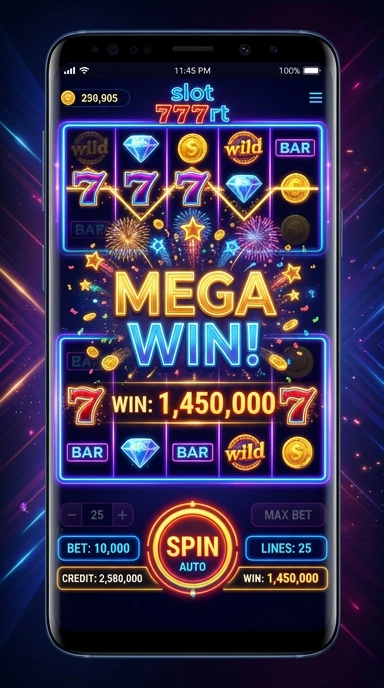 Antarmuka pengguna 777rt yang sederhana dan intuitif.